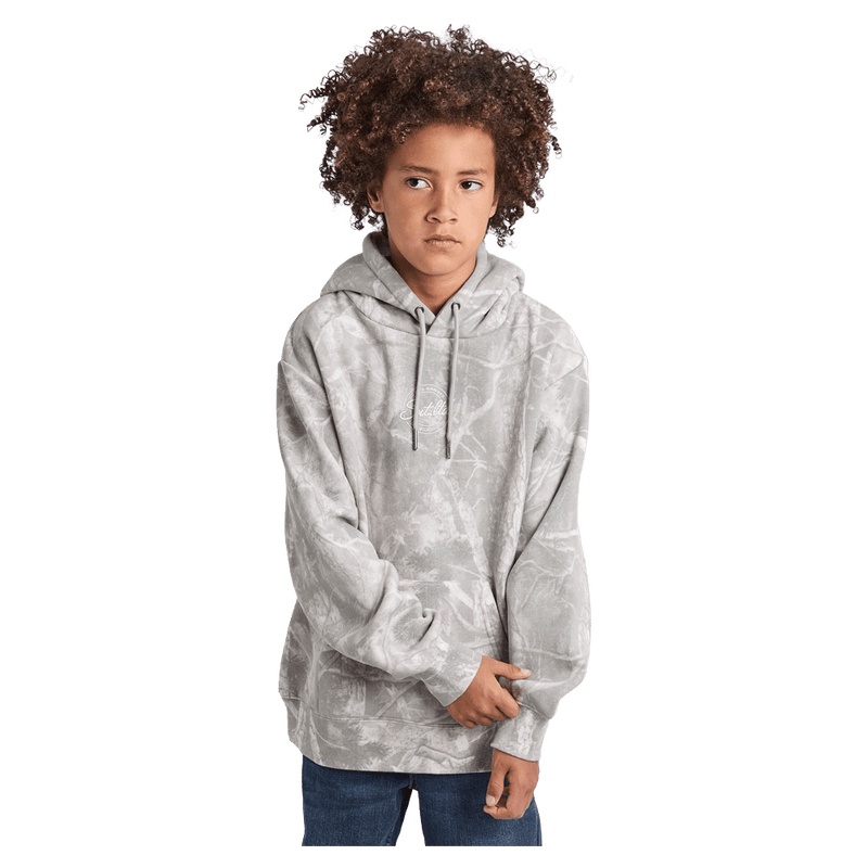 Front view of the St Goliath SNT Hoodie in Multi colourway, kids's model