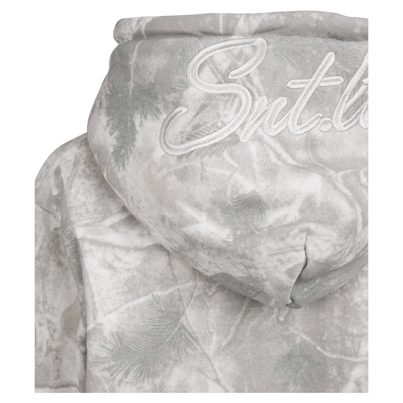 Close view of the St Goliath SNT Hoodie in Multi colourway, kids's model