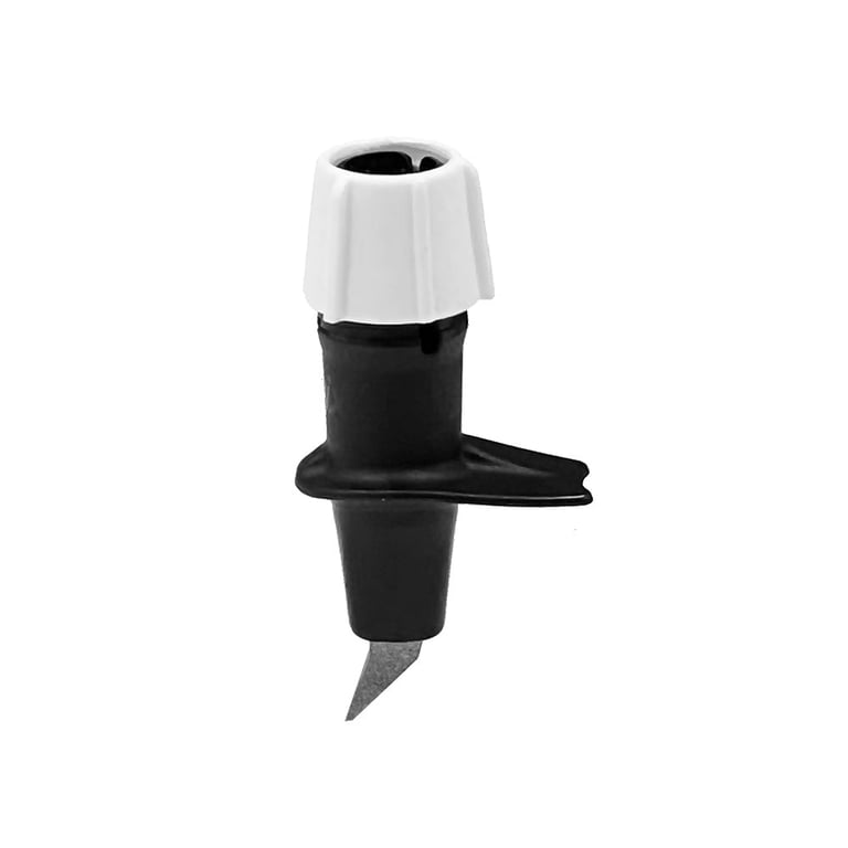 Swix Black Roller Ski Ferrule with metal spike and white screw attachment