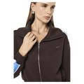 Close view of the PE NATION Triumph 2.0 Jackter Coffee/Marina Jacket,  26/27 Womens's model