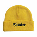 Thunder Script Cuff Beanie