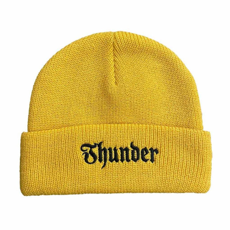 Thunder Script Cuff Beanie