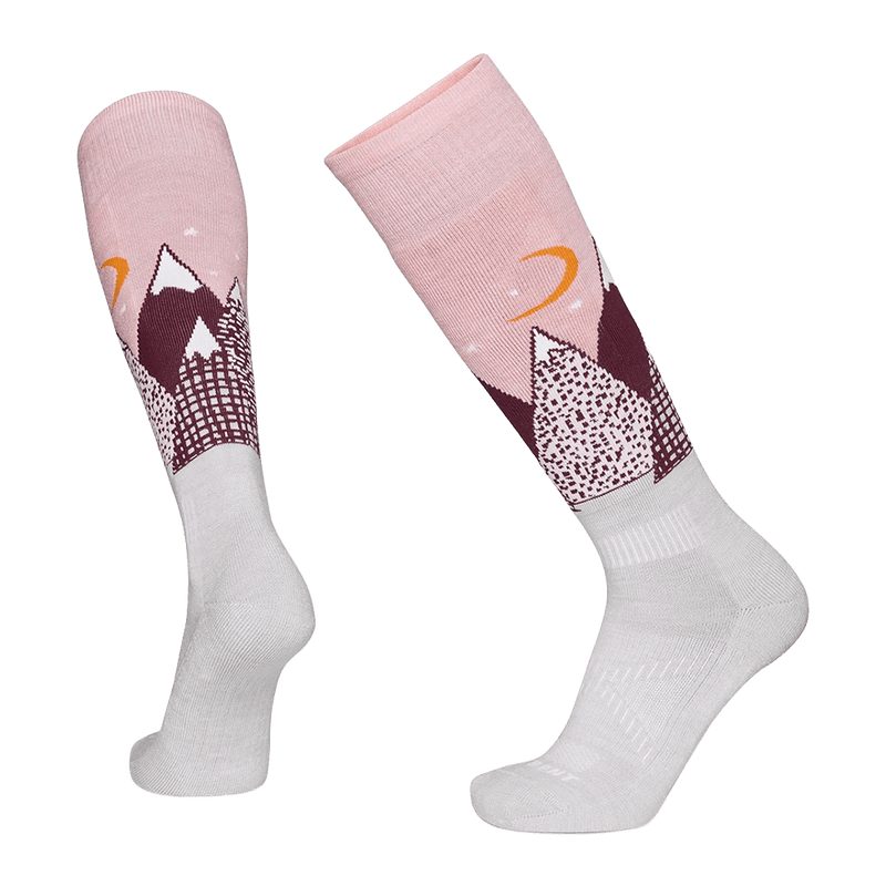 Snowy Mountains Light Cushion Socks - Kids
