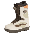 Main view of the Vans Aura Pro Snowboard Boots in Bay Leaf Green colourway, men model