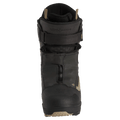 Front view of the Vans Hi-Country Snowboard Boots in Faded Black colourway, unisex model