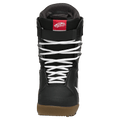 Front view of the Vans Hi-Standar Pro Snowboard Boots in Black and White colourway, men model