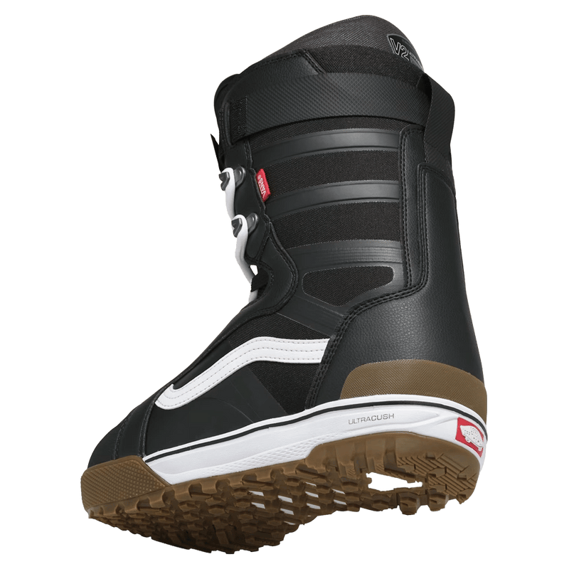 Alternative view of the Vans Hi-Standar Pro Snowboard Boots in Black and White colourway, men model