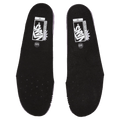 Footbeds view of the Vans Hi-Standar Pro Snowboard Boots in Black and White colourway, men model