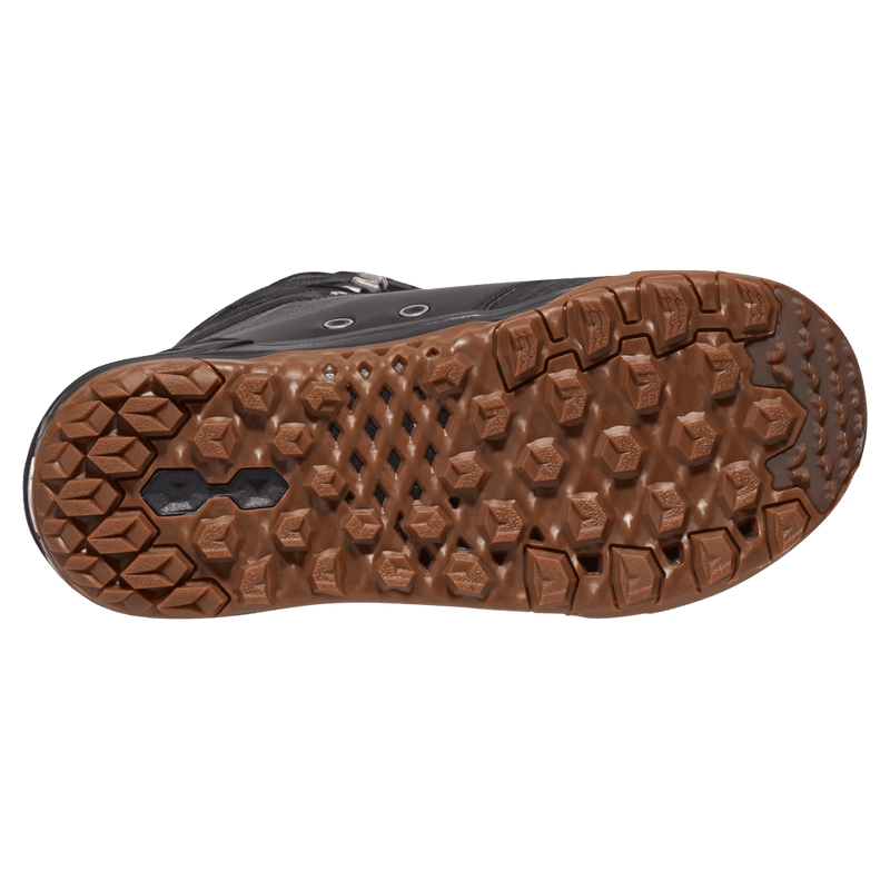 Sole view of the Vans Infuse Snowboard Boots in Black and White colourway, unisex model
