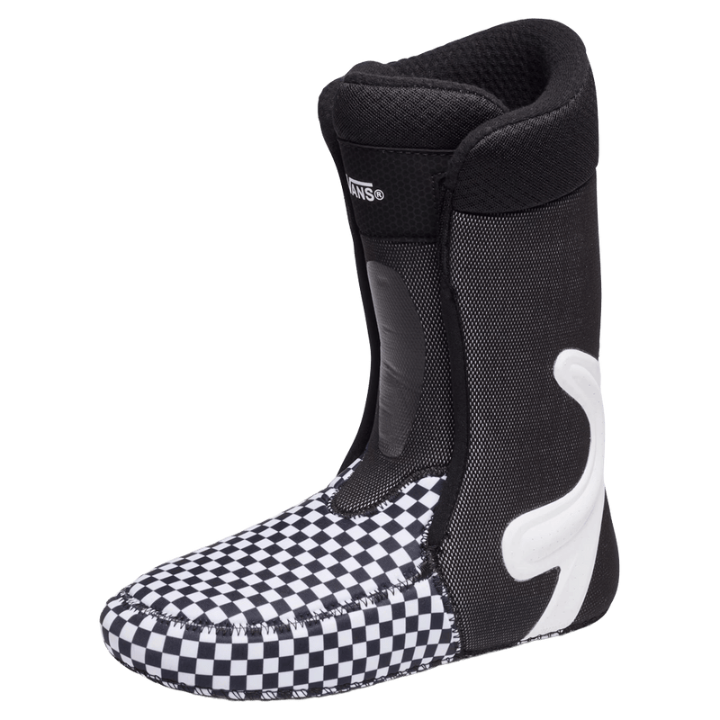 Liner view of the Vans Infuse Snowboard Boots in Black and White colourway, unisex model