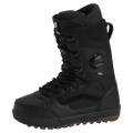 Main view of the Vans Invado Pro Snowboard Boots in Black and Gum colourway, unisex model