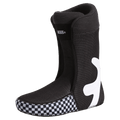 Liner view of the Vans Invado Pro Snowboard Boots in Black and Gum colourway, unisex model