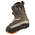 Back side view of the Vans Verse Range Edition Snowboard Boots in Walnut colourway, unisex model