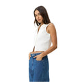 Eliza - Rib Sleeveless Shirt - Womens