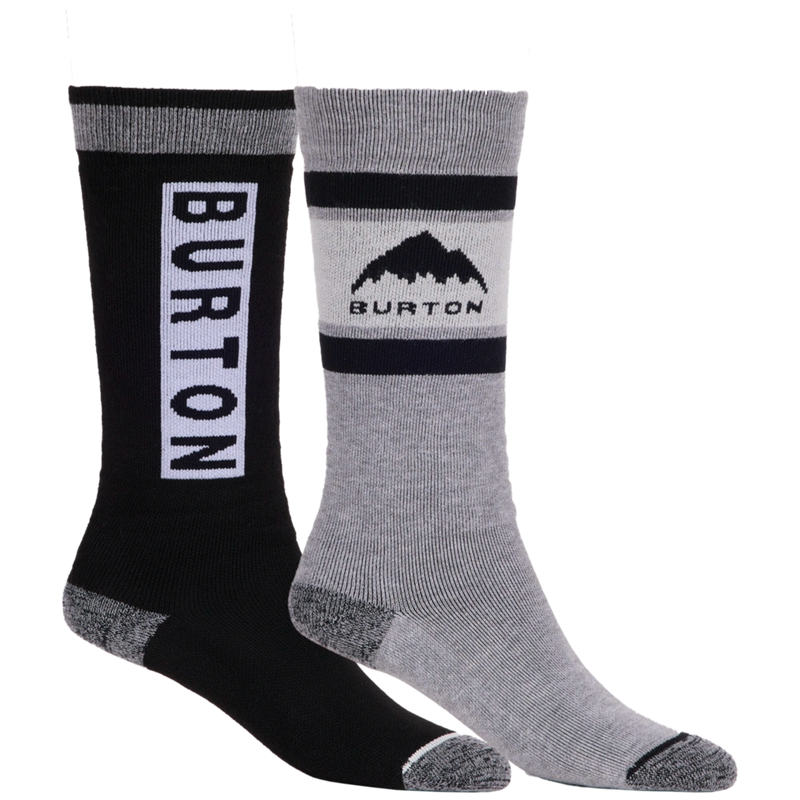 Weekend Midweight Socks 2-Pack - Kids True black