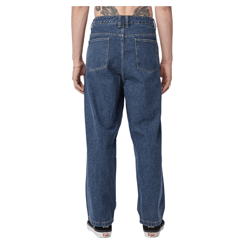 Back view of X Large Bull Denim 91 Pants in Blue