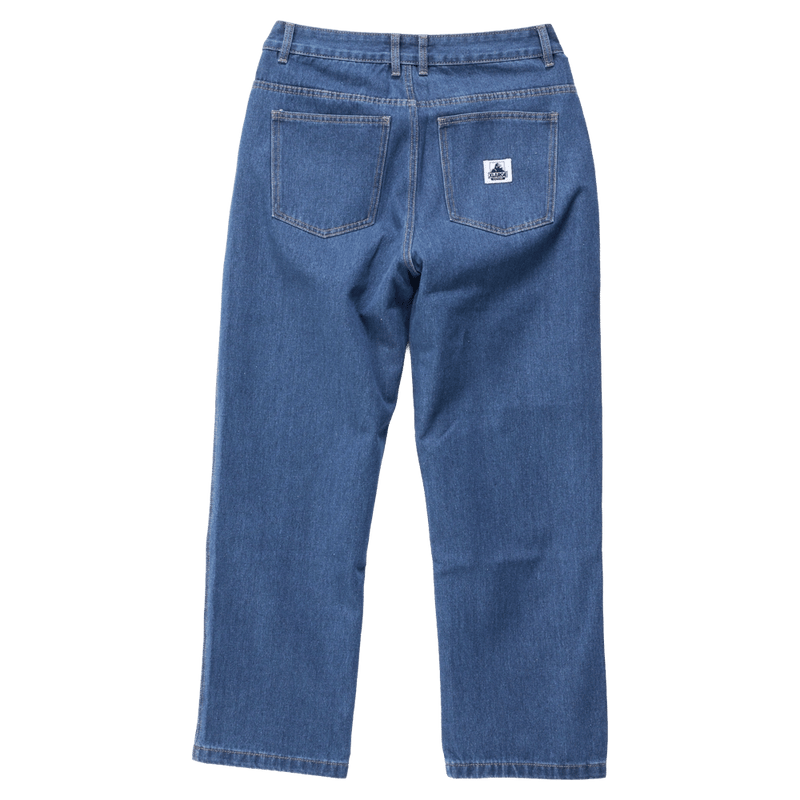 Back full view of X Large Bull Denim 91 Pants in Blue