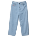 front full view of X Large Bull Denim 91 Pants in Mid Blue
