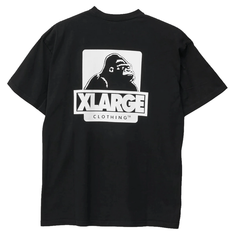 Back view of the X Large 91 LCB Tee in colour Pigment Black