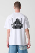 Back view of X Large 91 LCB Tee in colour White