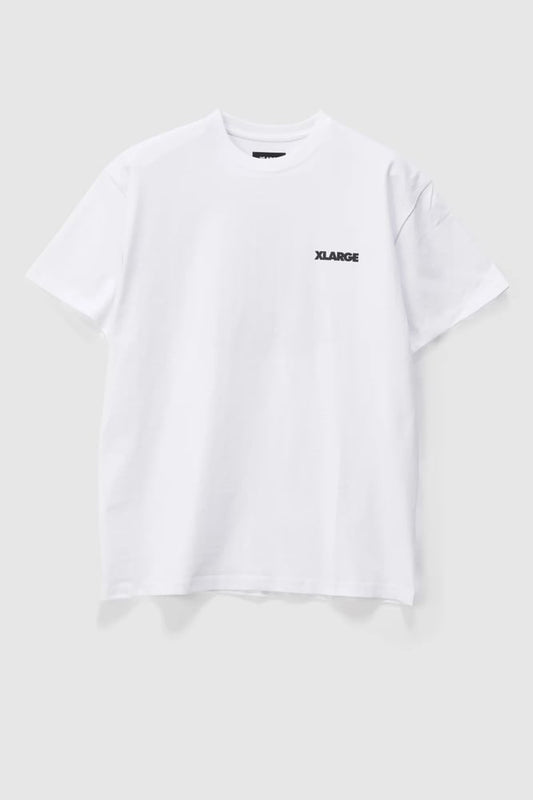Front full view of X Large 91 LCB Tee in colour White