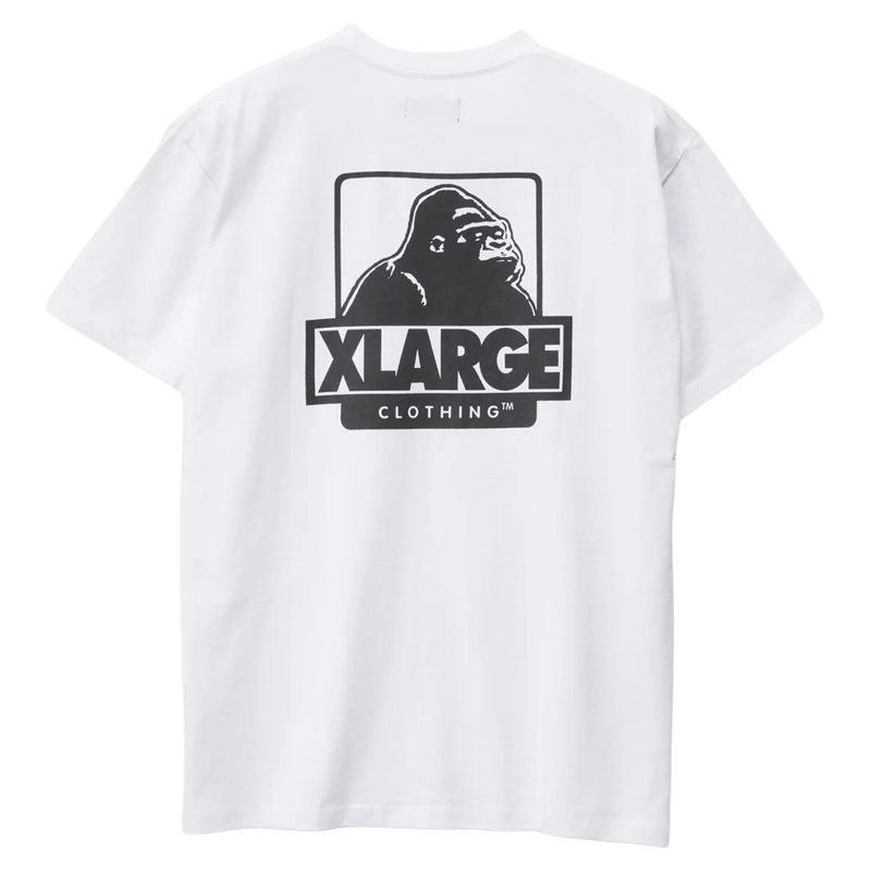 Back view of the X Large 91 LCB Tee in colour White
