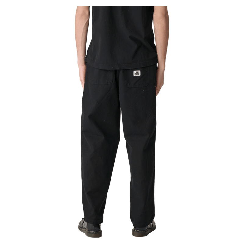 Back full view of 91 Pants in colour  Black