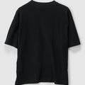 Back full view of X Large Vertical Gorilla Fit Tee in Black