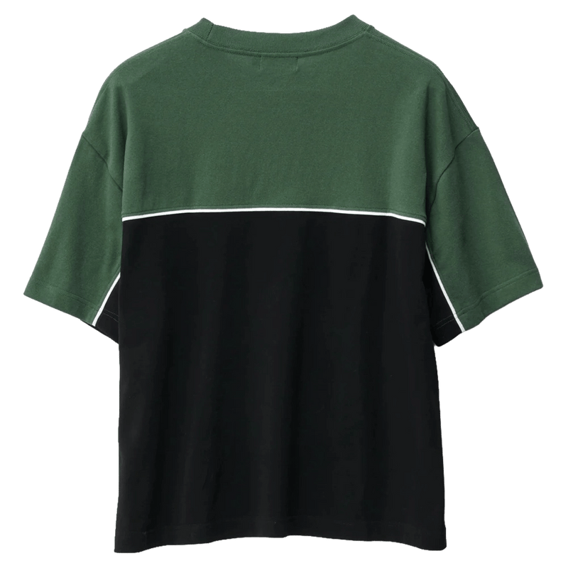Back view of the Panel Gorilla Fit SS Tee in colour Eden