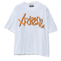 Front view of X Large Tagged Gorilla Fit Tee - in White