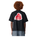 Back view of X Large Translate Gorilla Fit Tee in Black