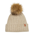 Main view of the XTM Beki Beanie in  Taupe colourway, women's model