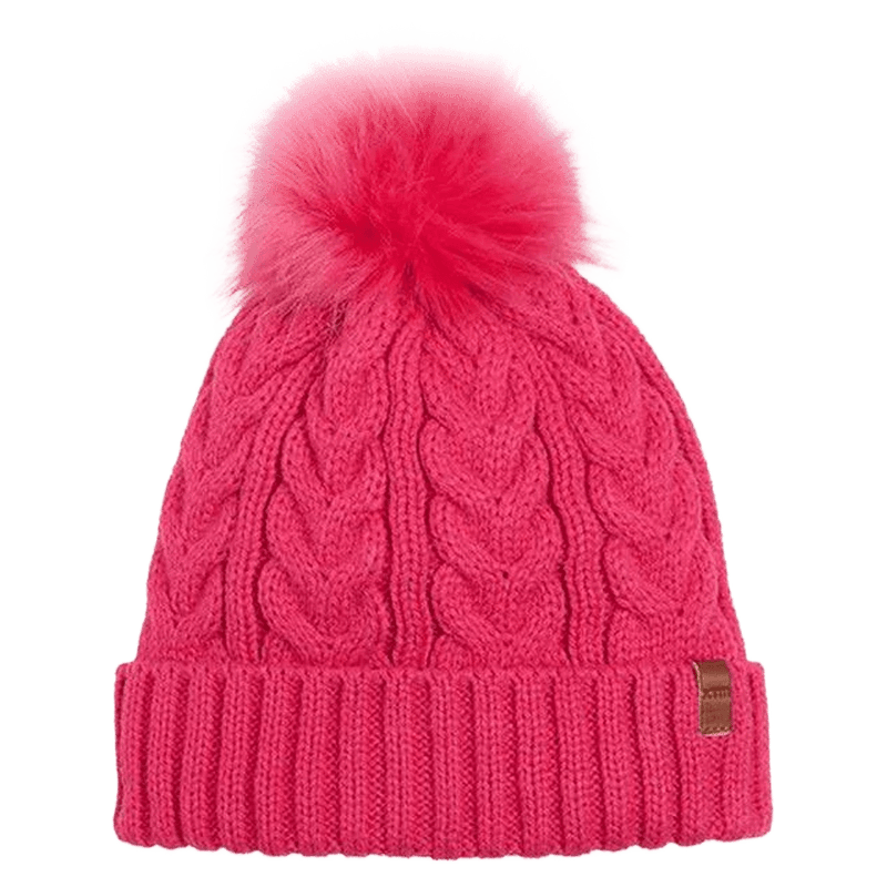 Main view of the XTM Daydream Beanie in Magenta colourway, unisex's model