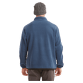 Back view of the XTM Frazer Pullover in Steal Blue colourway, unisex's model