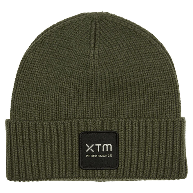 Main view of the XTM Hangout Beanie in Ivy colourway, unisex's model