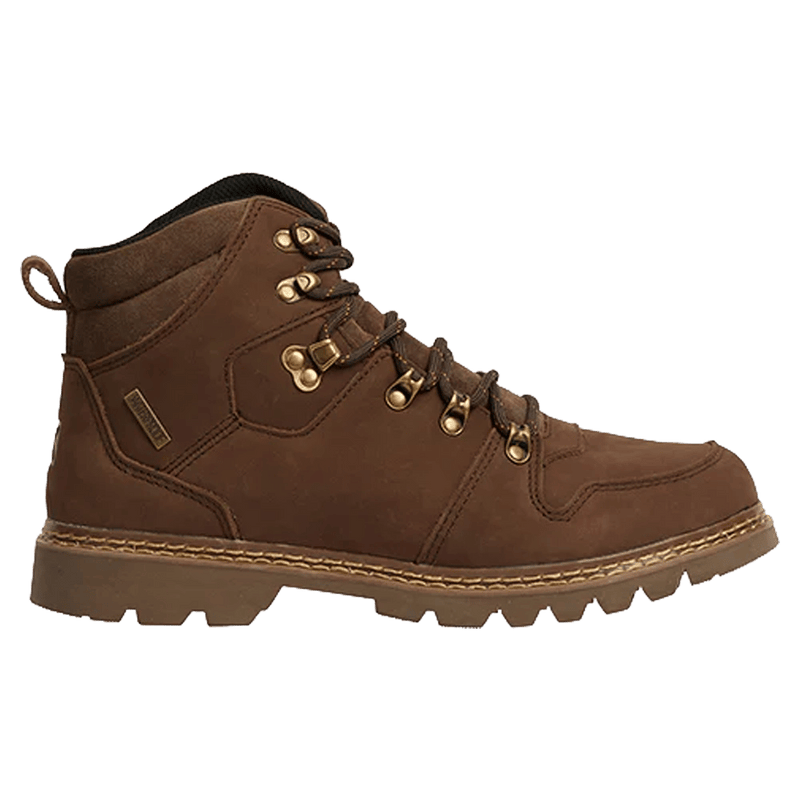 Main view of the XTM Hudson Apres Boots in Brown colourway, men's model