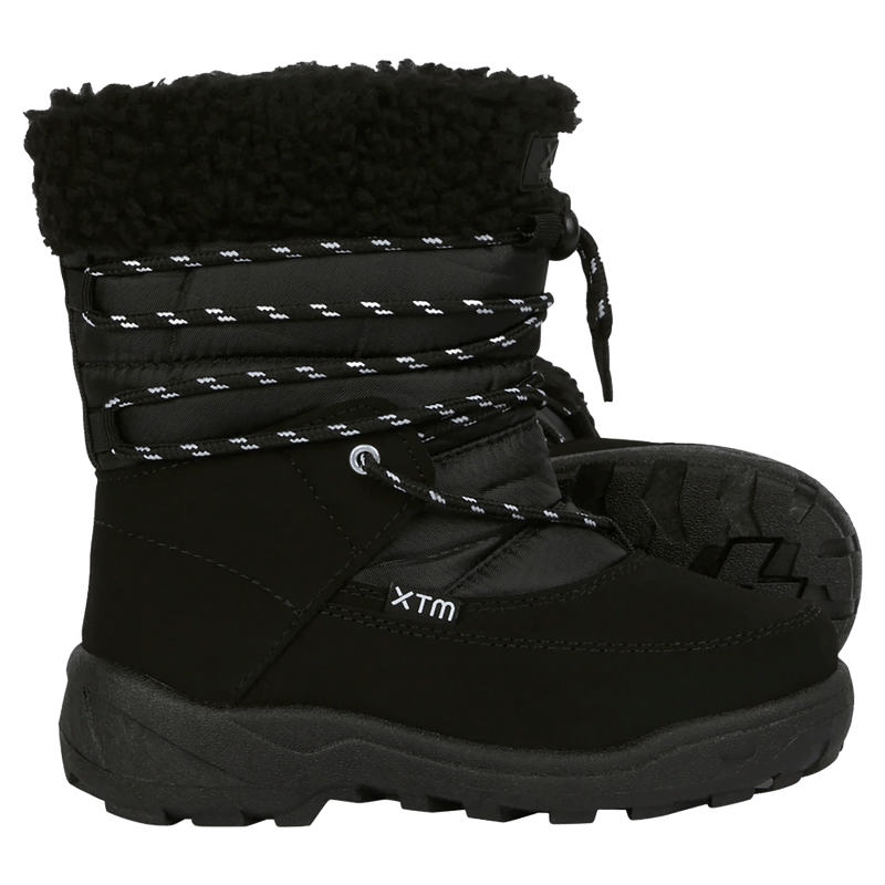 Alternative view of the XTM Lunar Apres Boots in Black colourway, kids's model