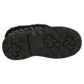 Sole view of the XTM Lunar Apres Boots in Black colourway, kids's model