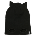 Alternative view of the XTM Masked Beanie in Black colourway, kids's model