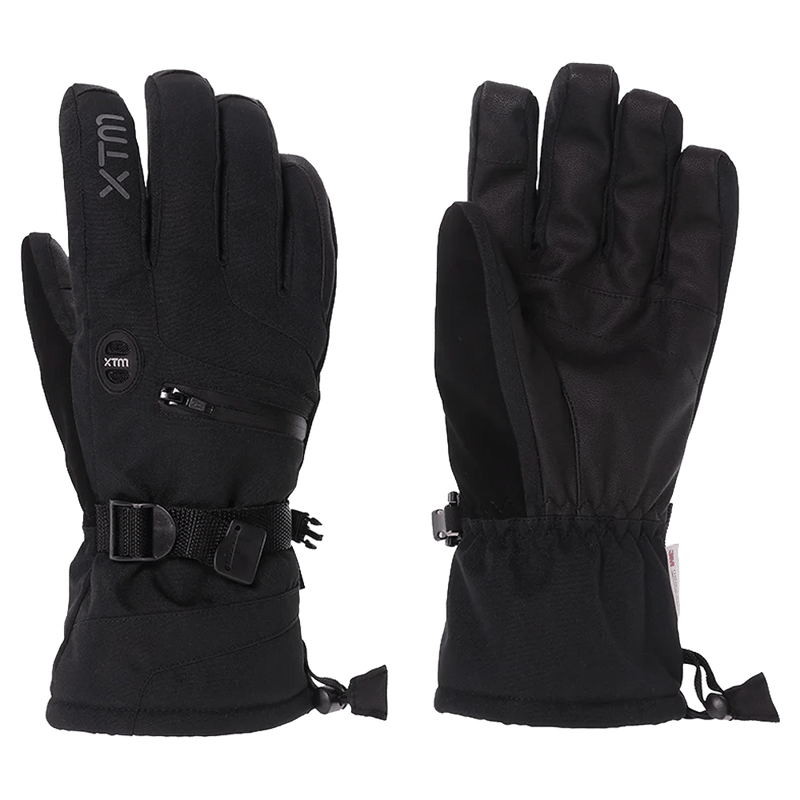 Pair view of the XTM Samurai Gloves in Black colourway, unisex's model