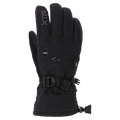 Main view of the XTM Samurai Gloves in Black colourway, unisex's model