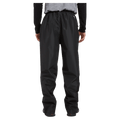 Back view of the XTM Stash 2L Rain Pants in Black colourway, unisex's model