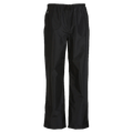 Main view of the XTM Stash 2L Rain Pants in Black colourway, unisex's model
