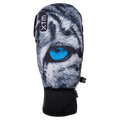Main view of the XTM Valentino Ascent EVT Mitts in Snow Leopard colourway, unisex's model