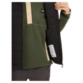 Pocket view of the XTM Woolxloft Vest in Black colourway, women's model