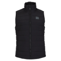 Main view of the XTM Woolxloft Vest in Black colourway, women's model