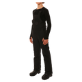 Front view of the XTM Zeppelin Ski Pants in Black colourway, kids's model