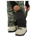 Detail view of the XTM Zeppelin Ski Pants in Kalamata Lichen colourway, kids's model