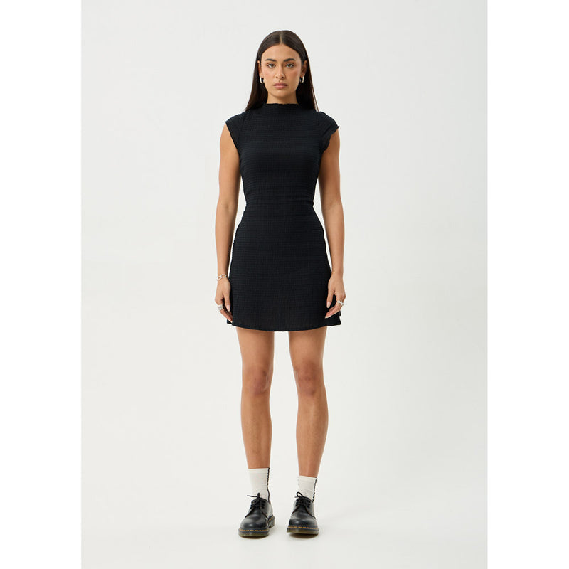 Afends Elodie Hemp Seersucker Mini Dress - Womens
