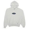 Full view of Afends Supply Recycled Pull On Hoodie in colour Grey Marle.